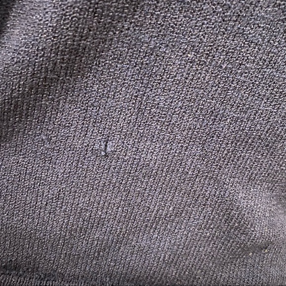 St. John Navy sweater with back leather patchwork - Picture 6 of 8